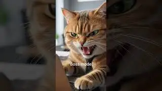 &ldquo;Office Wala Cat! 😹 Boss Mode ON