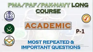 PMA 150 long course complete Academic test Experience mcqs | PAF | ISSB | G.K #joinpakarmy #pma150