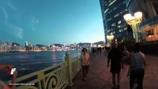 【Hong Kong Night Walk】Hung Hom Harbourfront (Westbound)