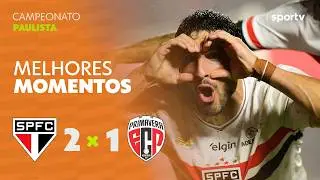 S&Atilde;O PAULO 2 X 1 PRIMAVERA | MELHORES MOMENTOS | 7&ordf; RODADA | CAMPEONATO PAULISTA | ge.globo