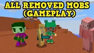EVERY REMOVED Mob In Current Day Minecraft - It's Weird