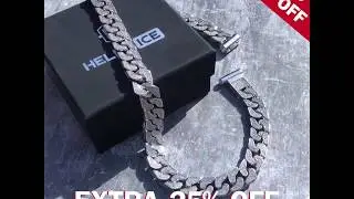 New 13mm Iced Micro Pave Cuban Link Chain On Helloice .Com