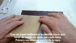 Encuadernación artesanal: Colocación de puntas