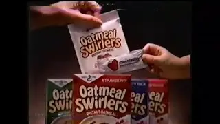 1988 General Mills Oatmeal Swirlers Commercial 