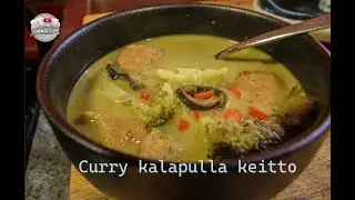 Curry kalapulla keitto