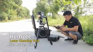 AccTek Remote Laser Cleaning Tool for Tree Stump Removal