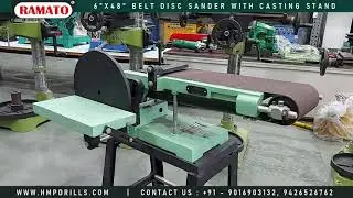 Best 6&times;48 Belt Grinder for Metalworking &ndash; Ramato 150&times;1200 mm | Industrial Belt Grinder 150&times;1200 mm