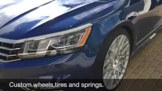 2016 Volkswagen Passat SE w/Lighting PKG Custom wheels,tires and springs.