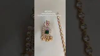 Unique Cz stone necklace - Original Video - #jewellery #trending #trendingshorts #mattejewellery