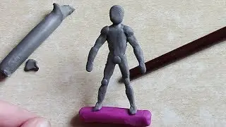 2D How sculpting body toy soldier