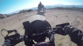 KLR 650 Santa Rosa mountain dualsport ride