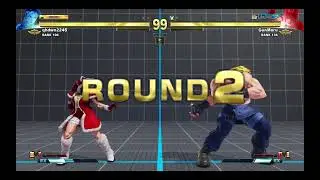 【SFV】【SFRePlayer】qhdwn2245（CAMMY LP386805）VS GunMaru（ALEX LP361351）【24138】