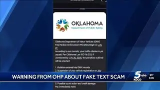 Oklahoma Highway Patrol warns of fake traffic ticket texts scam