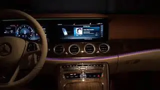 Burmester High End (3d) E-class with acoustic comfort pack.