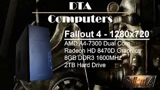 Игра в Fallout 4 на A4 7300 с использованием графики Radeon HD 8470D