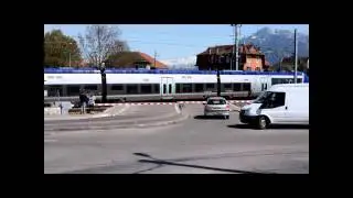 Railroad Crossing in France.