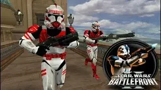 Star Wars Battlefront II Mod - Public Alpha: Naboo City of Theed - Shock Troopers Gameplay