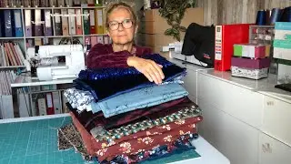 Voyons ensemble mon stock de tissu autonmne/hiver