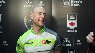 2019 Home Hardware Canada Cup - Media Scrum - Draw 11