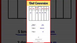 Do you know how to convert units? | Unit conversion | meter to kilometer #mathtricks