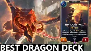 THE BEST DRAGON DECK IN LEGENDS OF RUNETERRA!!!  | Legends of Runeterra Gameplay | LoR