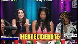 MOST HEATED DEBATE IN FNF HISTORY!! MYRON brings up the wage gap, FEMINIST gets COOKED #redpill