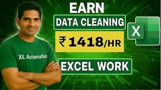 Earn Rs.1418/Hour With Simple Excel Data Cleaning | How to Make Money With Excel