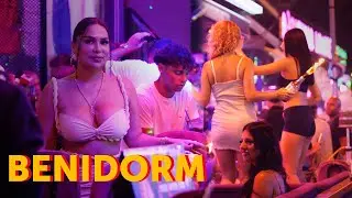 🎉 Crazy Nights in Benidorm &mdash; Bar Street, Girls & Luxury Party Life (4K Tour)