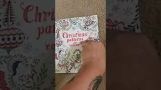 Christmas patterns to color. usborne Canada Kate kids books Christmas