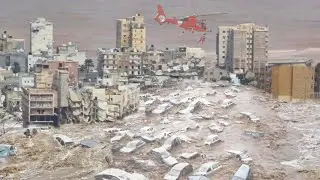 8 минут назад, хаос в Марокко! Половина города Сафи была смыта в море внезапным наводнением.