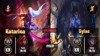 Challenger KATARINA [Electrocute] (Mid) VS  SYLAS - Challenger KR Patch 10.15
