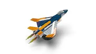 Lego Creator Supersonic-jet 3in1 Set 31126