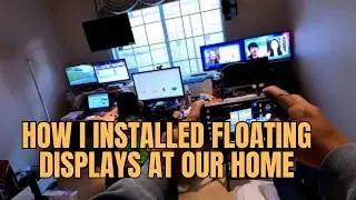 2020 DIY: How I Installed Floating Monitor Displays in Our Home