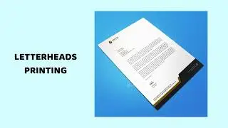 Letterheads Printing Free design template with every order