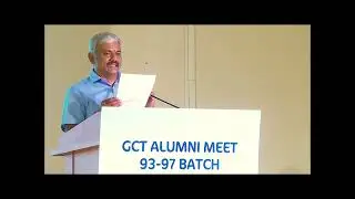 GCT COIMBATORE REUNION | 25TH YEAR | கவிதை |7 AUGUST 2022  1993-97 BATCH | INTRODUCTION |