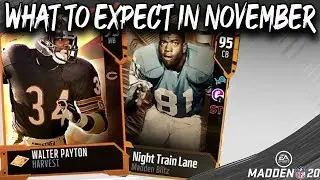 WHAT TO EXPECT IN NOVEMBER! *HARVEST, BLITZ, NFL 100* MADDEN 20 ULTIMATE TEAM