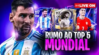 🔴LIVE ON FC MOBILE TOTY 26!!🔴TESTANDO NOVO CR7 E MESSI 117!! RUMO AO TOP 5 MUNDIAL!!! 😱
