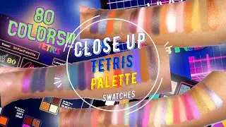 NYX TETRIS Palette CLOSE UP Swatches l NelleDoingThings!