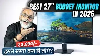 ₹8,990/- 🔥 इससे सस्ता क्या ही लोगे? ❓ Best 27 inch Budget Monitor in 2026 ⚡ Unboxing & Review