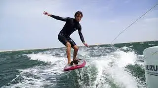 WAKE BOARD IN DAKHLA ATTITUDE HOTEL