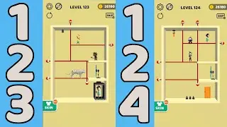 Pin Rescue Level 123 & 124