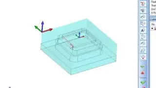 Slow Motion 2D Milling Off Solid BobCAD CAM V28 Mill Standard