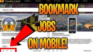 How to Bookmark Jobs on Rockstar Social Club on Mobile Devices!!