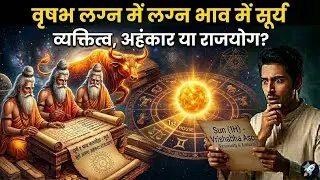 वृषभ लग्न में लग्न भाव में सूर्य | Sun in 1st House for Taurus Ascendant | Personality, Ego & Health