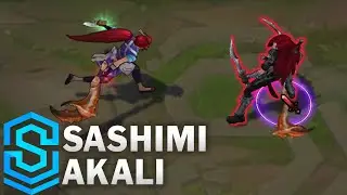 Sashimi Akali Skin Spotlight - Pre-Release - League of Legends