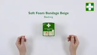 Cederroth Soft Foam Bandage Beige 6 cm x 2 m - Dansk
