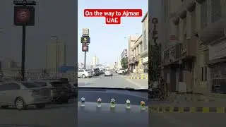 On the way to Ajman UAE #music #blog #dubaiblog #blogger #travel #road #ajman #uaelife #uaedubai