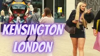 Walk on Kensington, London | 4K Walking Tour