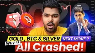 📉 Bitcoin $80000 Support Zone | Gold, Bitcoin & Silver Fell What Happened & Next Move? #bitcoin