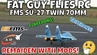 REMAIDEN FMS SU-27 TWIN 70MM WITH MODS by FGFRC #aviation #rcjets #rc